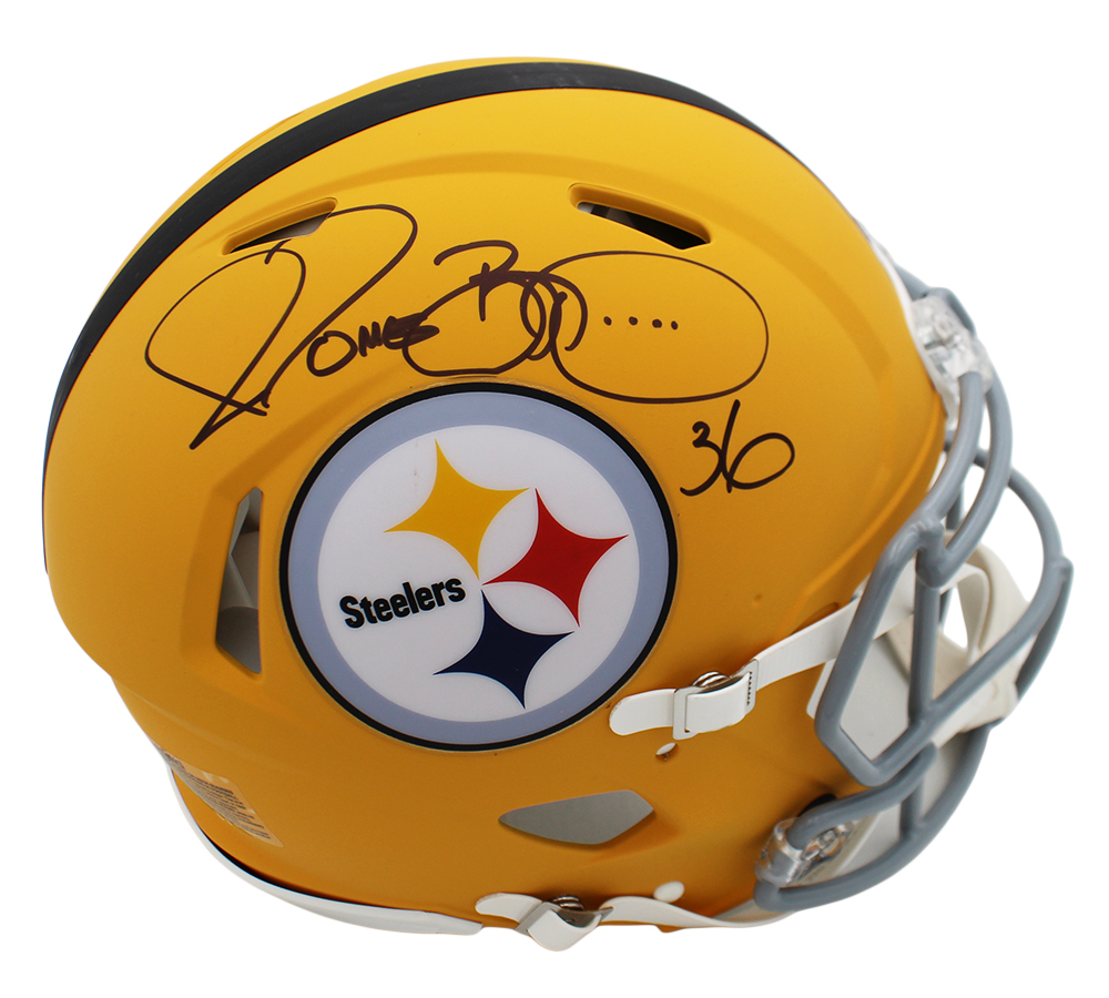 Jerome Bettis Signed Pittsburgh Steelers Speed Authentic Alternate 25 NFL Helmet