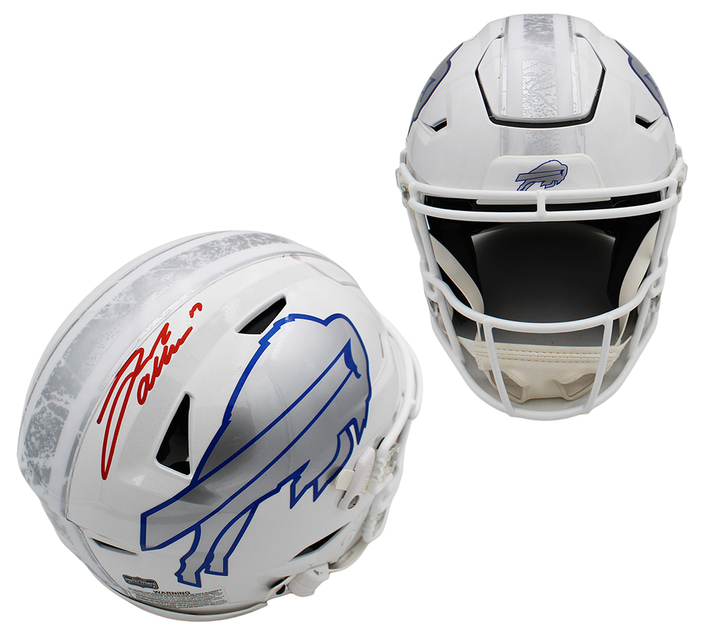 Josh Allen Signed Buffalo Bills Speed Flex Authentic Rivalries 2025 NFL Helmet