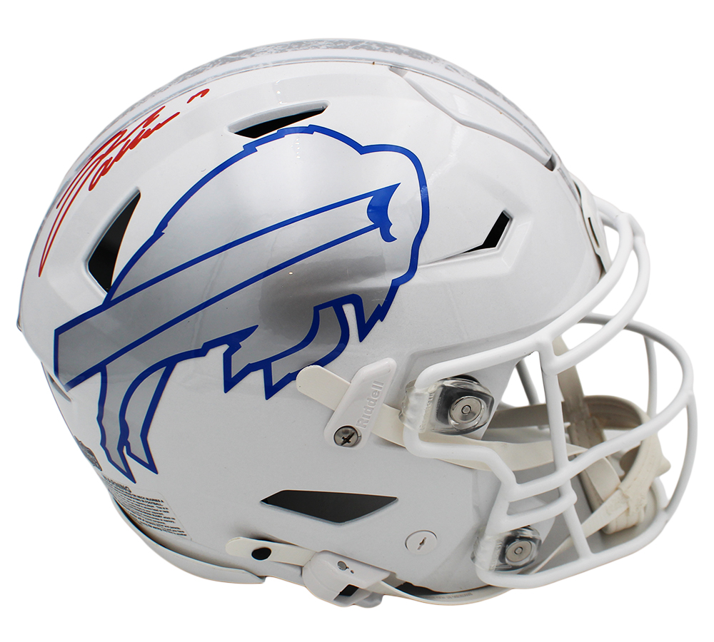 Josh Allen Signed Buffalo Bills Speed Flex Authentic Rivalries 2025 NFL Helmet - Image 3