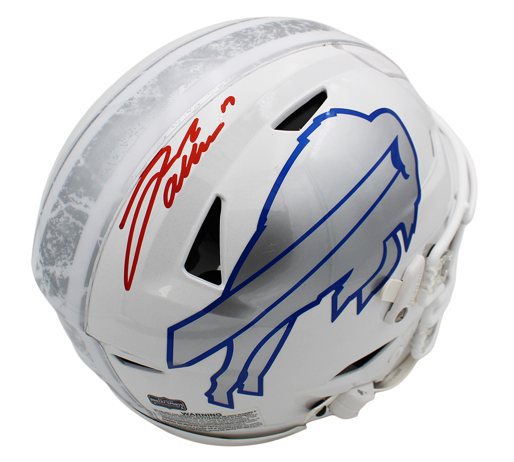 Josh Allen Signed Buffalo Bills Speed Flex Authentic Rivalries 2025 NFL Helmet - Image 2