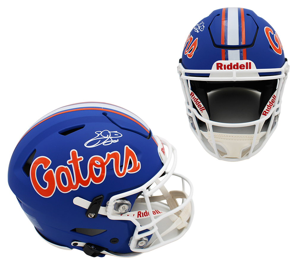 florida gators speedflex helmet Riddell NCAA Riddell Full Size Authentic Speed Flex and a clear visor Emmitt Smith Signed Florida Gators