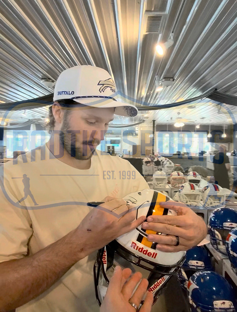 Josh Allen Signed Wyoming Cowboys Speed Flex Authentic NCAA Helmet - Radtke Sports Authenticated - Image 5