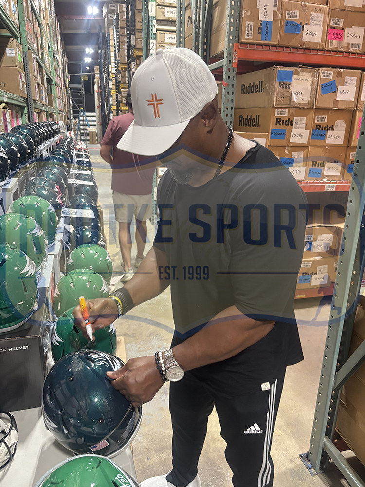 Brian Dawkins Signed Philadelphia Eagles Speed Flex Authentic NFL Helmet - Radtke Sports Authenticated - Image 5