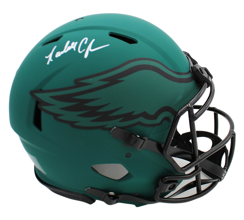 Randall Cunningham Signed Philadelphia Eagles Speed Authentic Rave NFL Helmet - Image 2