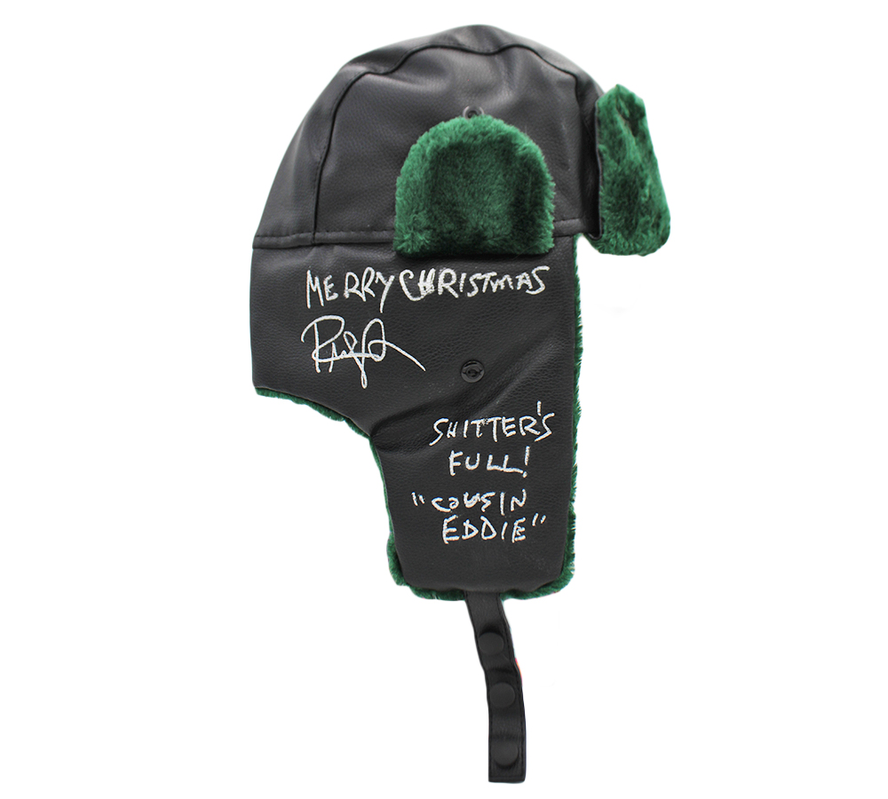 Randy Quaid Signed National Lampoons Christmas Vacation Costume Cousin Eddie Hat