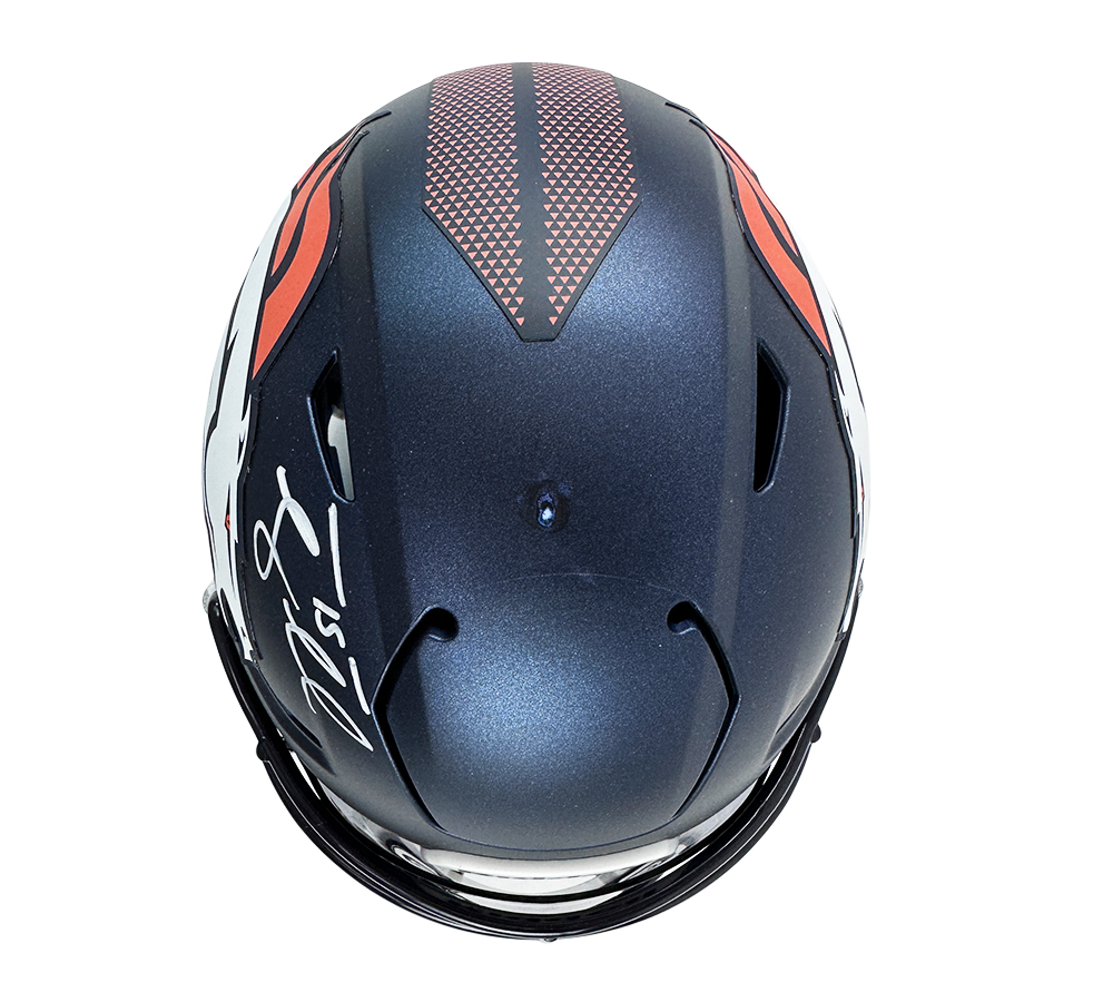 Tim Tebow Signed Denver Broncos Speed Flex Mid-Size NFL Midi Helmet - Image 2