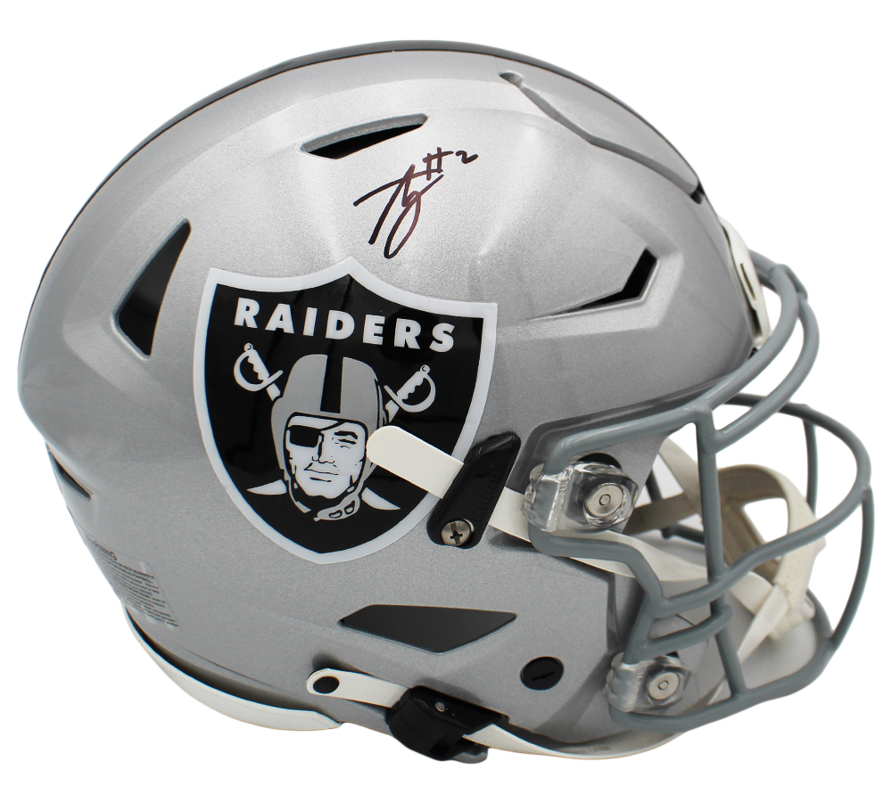 Ashton Jeanty Signed Las Vegas Raiders Speed Flex Authentic NFL Helmet - Beckett Authenticated - Image 2
