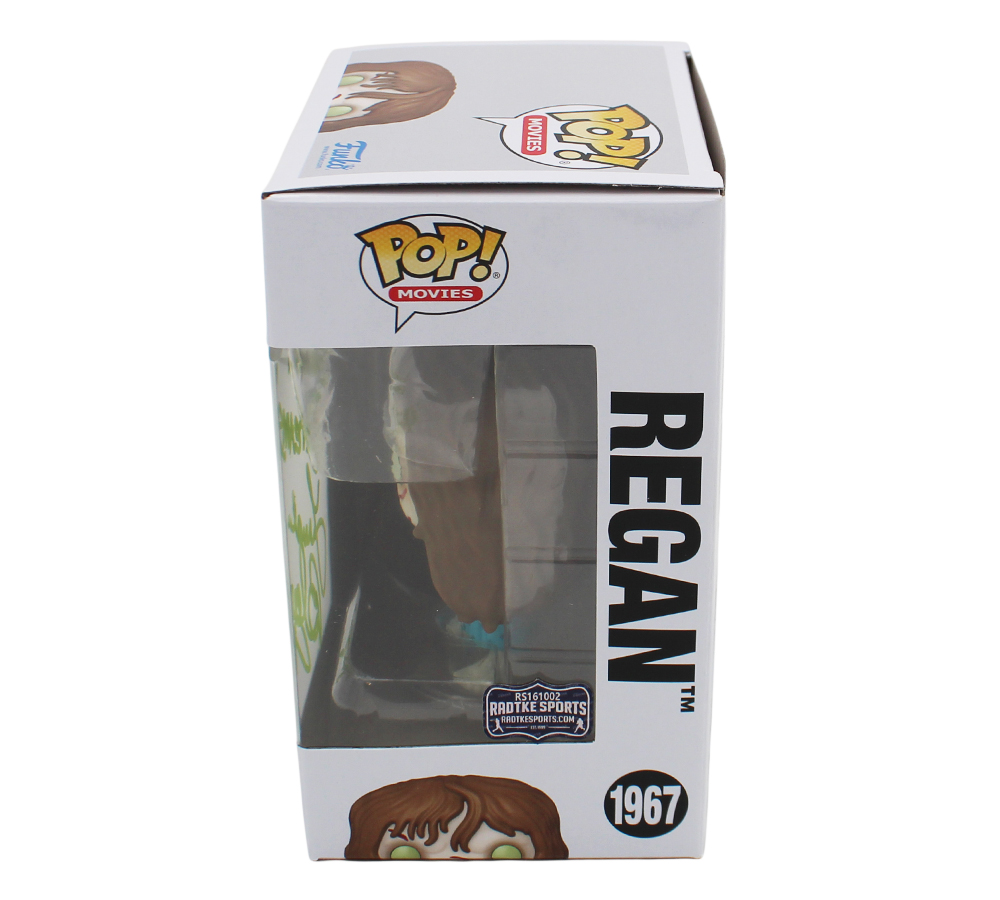 Linda Blair Signed The Exorcist Regan #1967 Funko Pop! with "Sweet Dreams" Inscription - Green Ink - Image 2