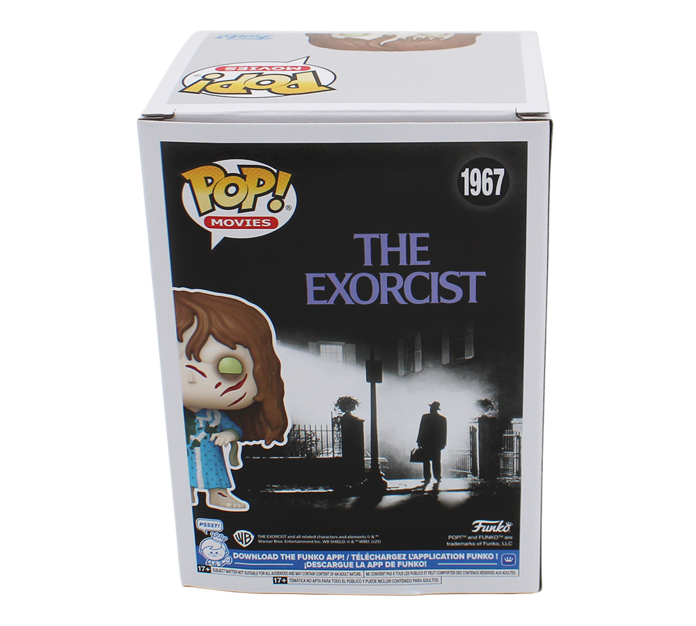 Linda Blair Signed The Exorcist Regan #1967 Funko Pop! with "Sweet Dreams" Inscription - Green Ink - Image 3