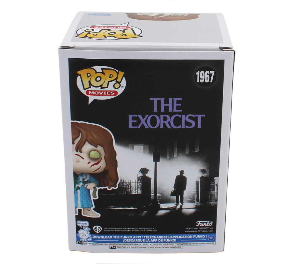 Linda Blair Signed The Exorcist Regan #1967 Funko Pop! with "Sweet Dreams" Inscription - Purple Ink - Image 3