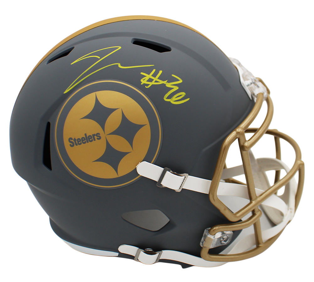 Jaylen Warren Signed Pittsburg Steelers Speed Slate Full Size NFL Helmet