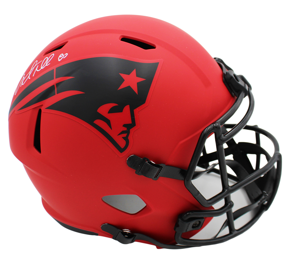Danny Amendola Signed New England Patriots Speed Full Size Rave NFL Helmet - Image 2