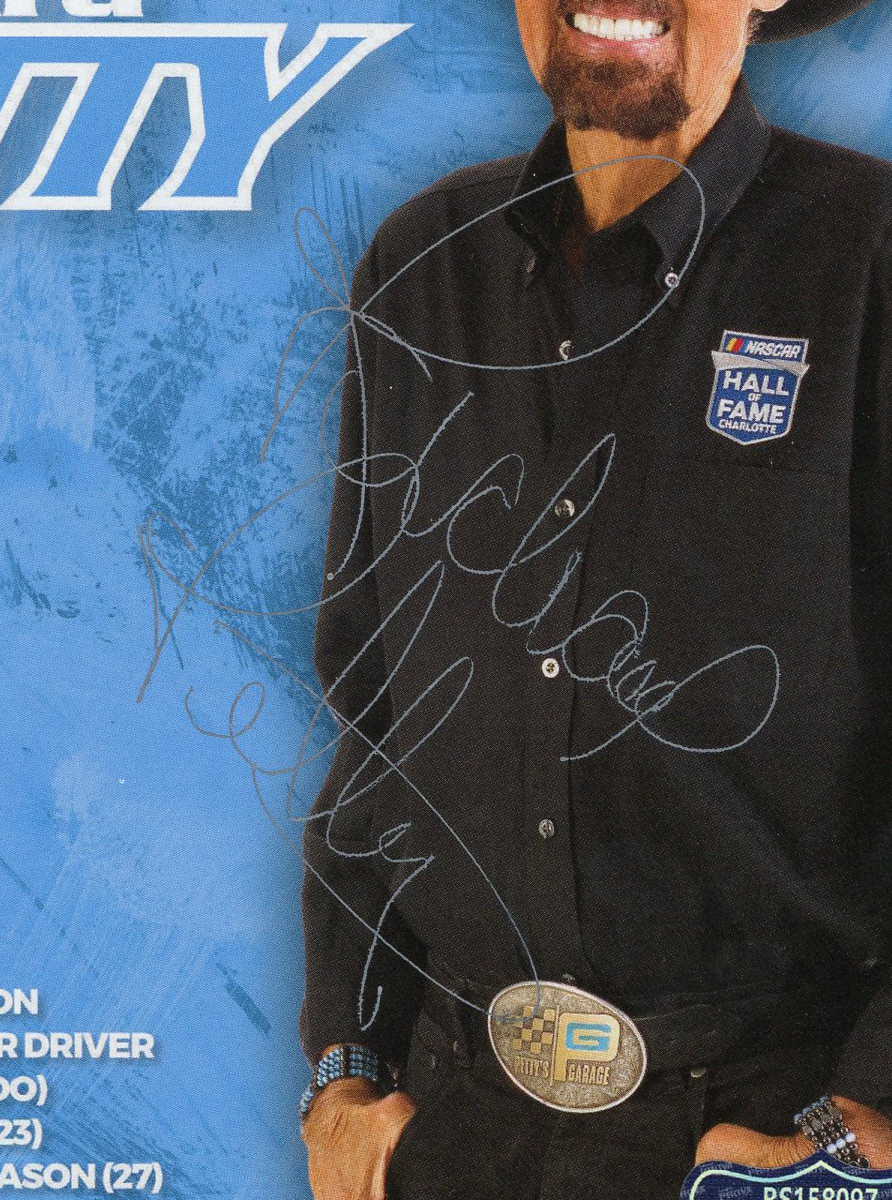 Richard Petty Signed NASCAR Hands in Pocket 5x7 Card - Image 2