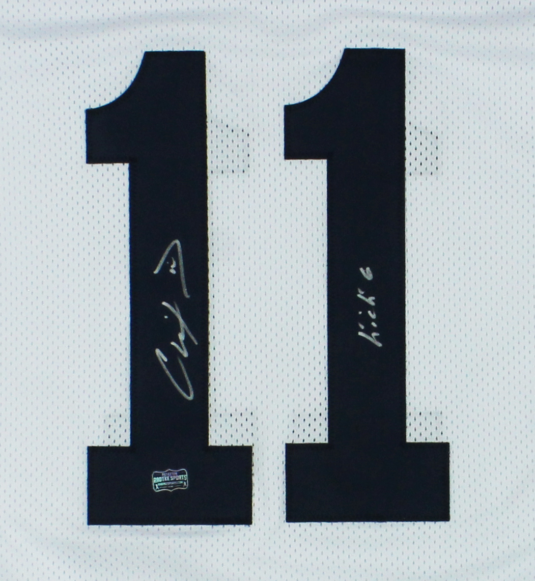 Chris Davis Jr. Signed Auburn Custom White Jersey With "Kick Six" Inscription - Image 2