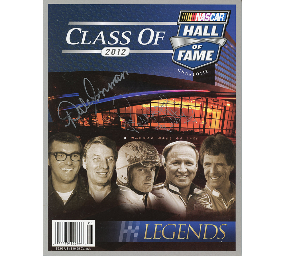 Richard Petty Signed NASCAR Hall of Fame Class of 2012 Legends Magazine