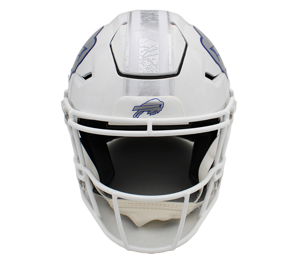 James Cook Signed Buffalo Bills Speed Flex Authentic Rivalries NFL Helmet - Image 4