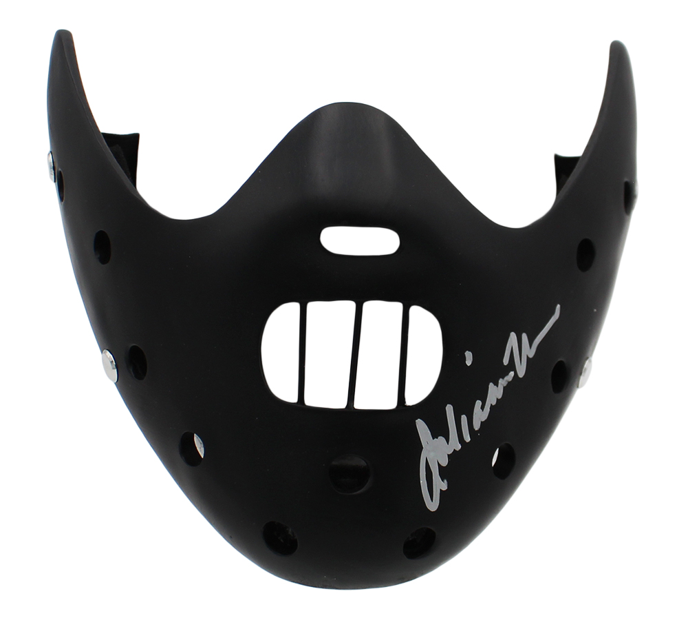 Julianne Moore Signed Hannibal Black Costume Mask - Image 2