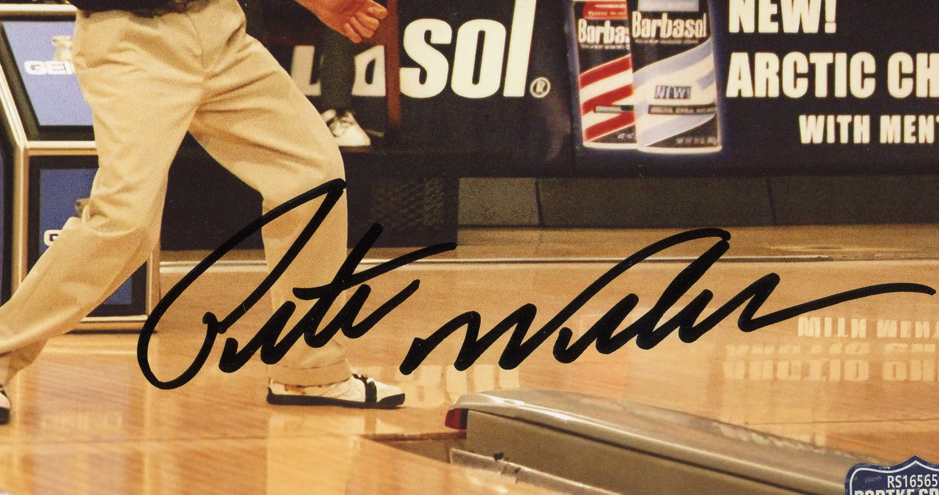 Pete Weber Signed Unframed 8x10 Celebrating by Lane Bowling Photo - Image 2