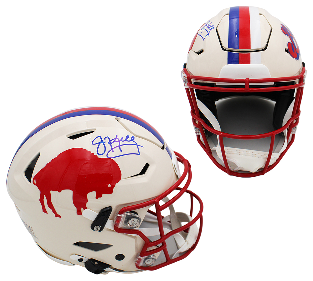 Jim Kelly Signed Buffalo Bills Speed Flex Authentic Retro NFL Helmet