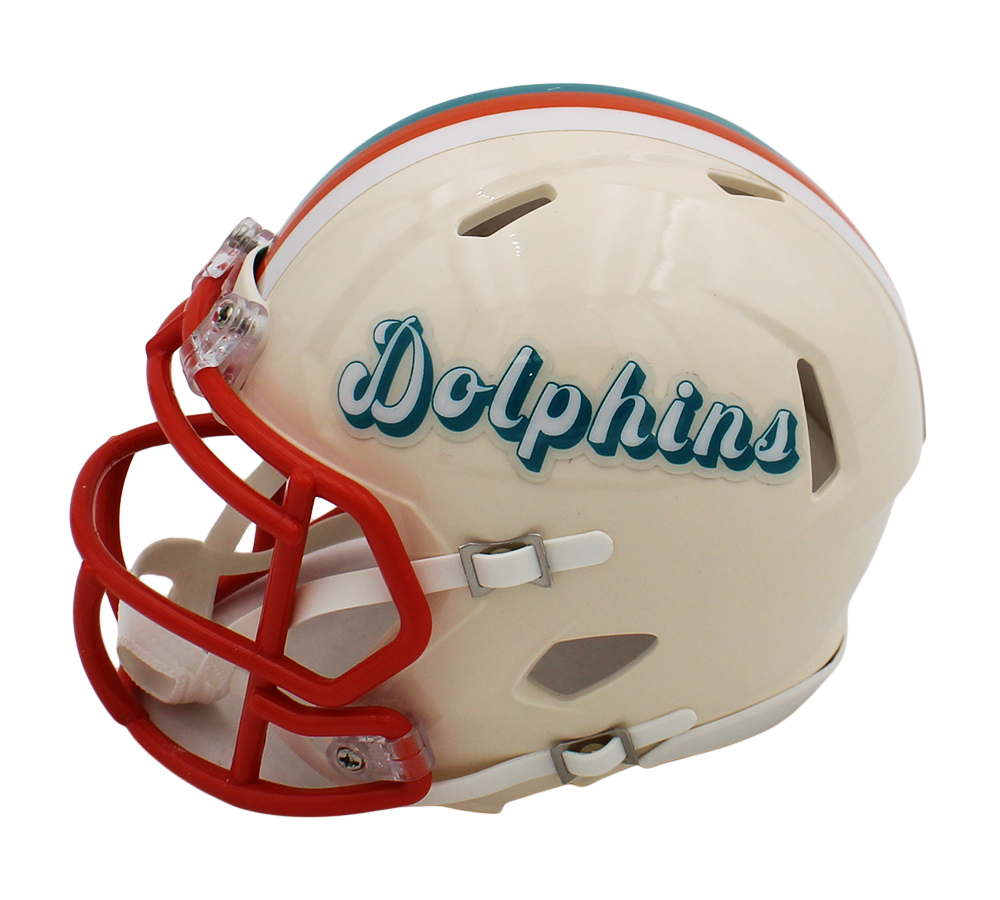Dan Marino Signed Miami Dolphins Speed Retro Mini NFL Helmet - Image 2