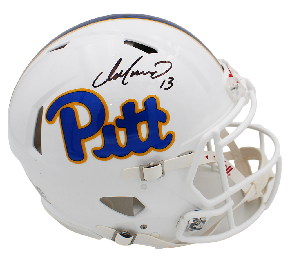 Dan Marino Signed Pittsburgh Panthers Speed Authentic White NCAA Helmet