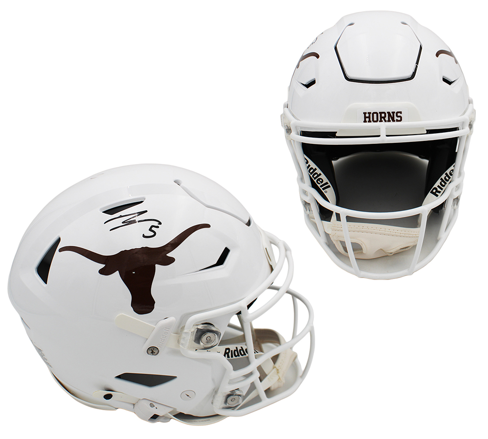 Bijan Robinson Signed Texas Longhorns Speed Flex Authentic NCAA Helmet