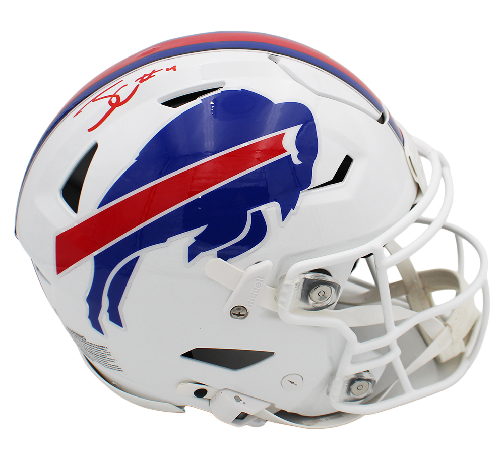 James Cook Signed Buffalo Bills Speed Flex Authentic 2021 NFL Helmet - Image 3