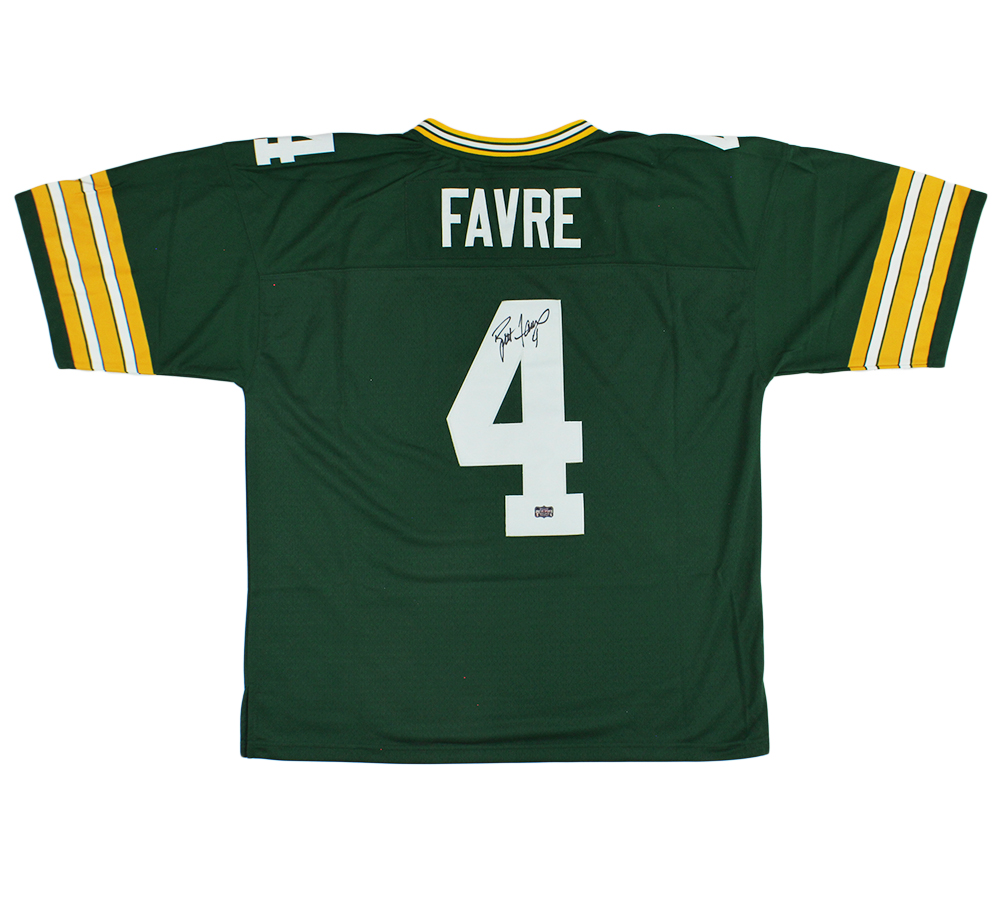 Brett Favre Signed Green Bay Packers Mitchell & Ness Legacy Green NFL 2X-Large Jersey