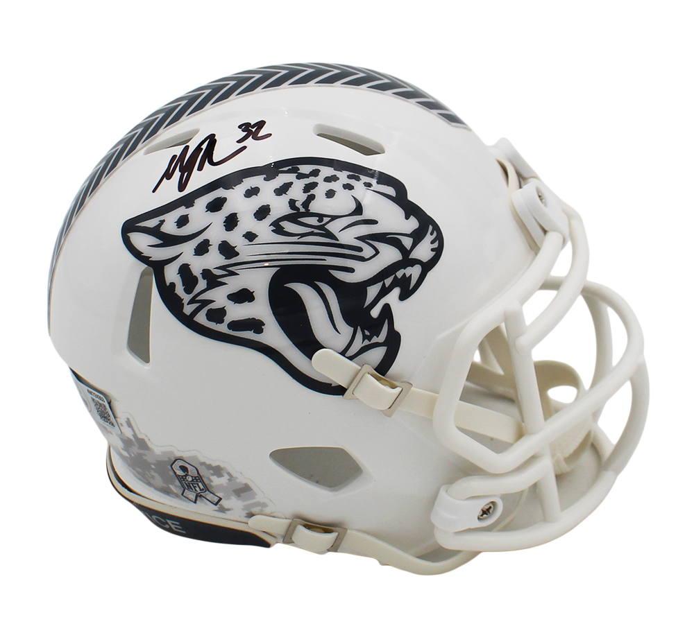 Maurice Jones-Drew Signed Jacksonville Jaguars Speed Salute to Service 3 NFL Mini Helmet - Image 2
