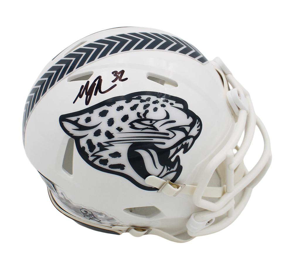 Maurice Jones-Drew Signed Jacksonville Jaguars Speed Salute to Service 3 NFL Mini Helmet