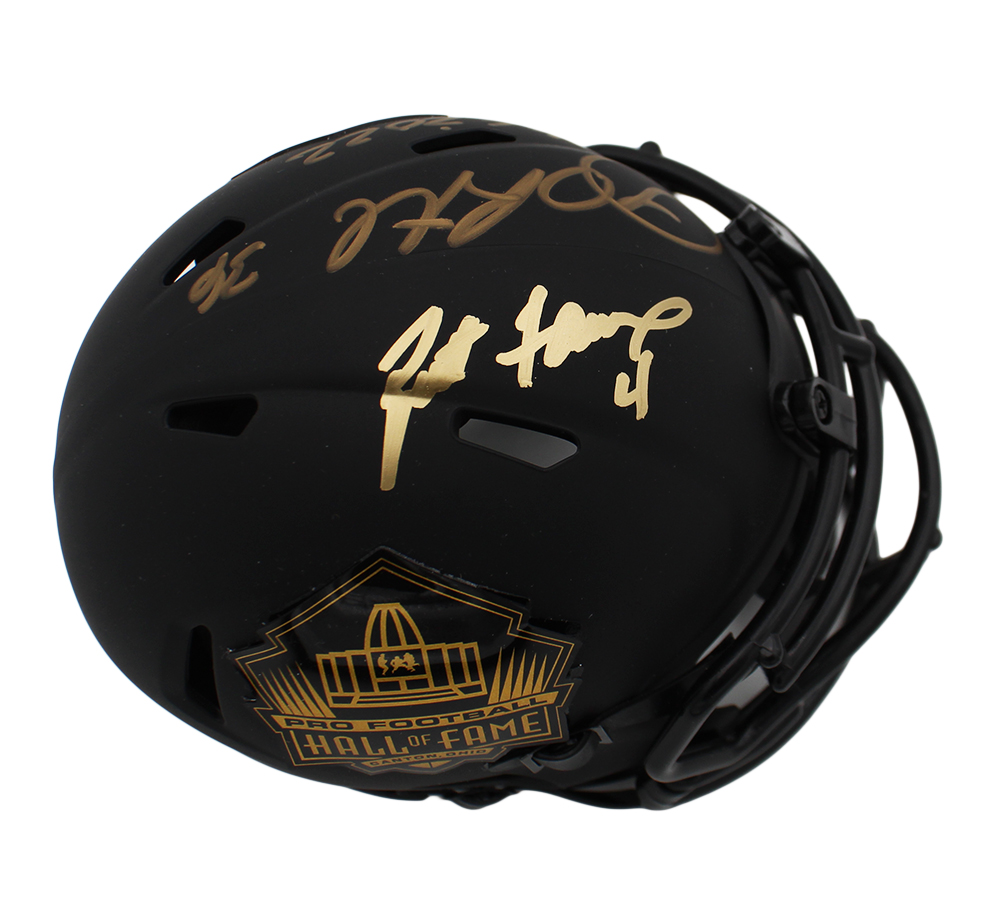Brett Favre and LeRoy Butler Signed Hall of Fame Speed Eclipse NFL Mini Helmet with " HOF 22" Inscription