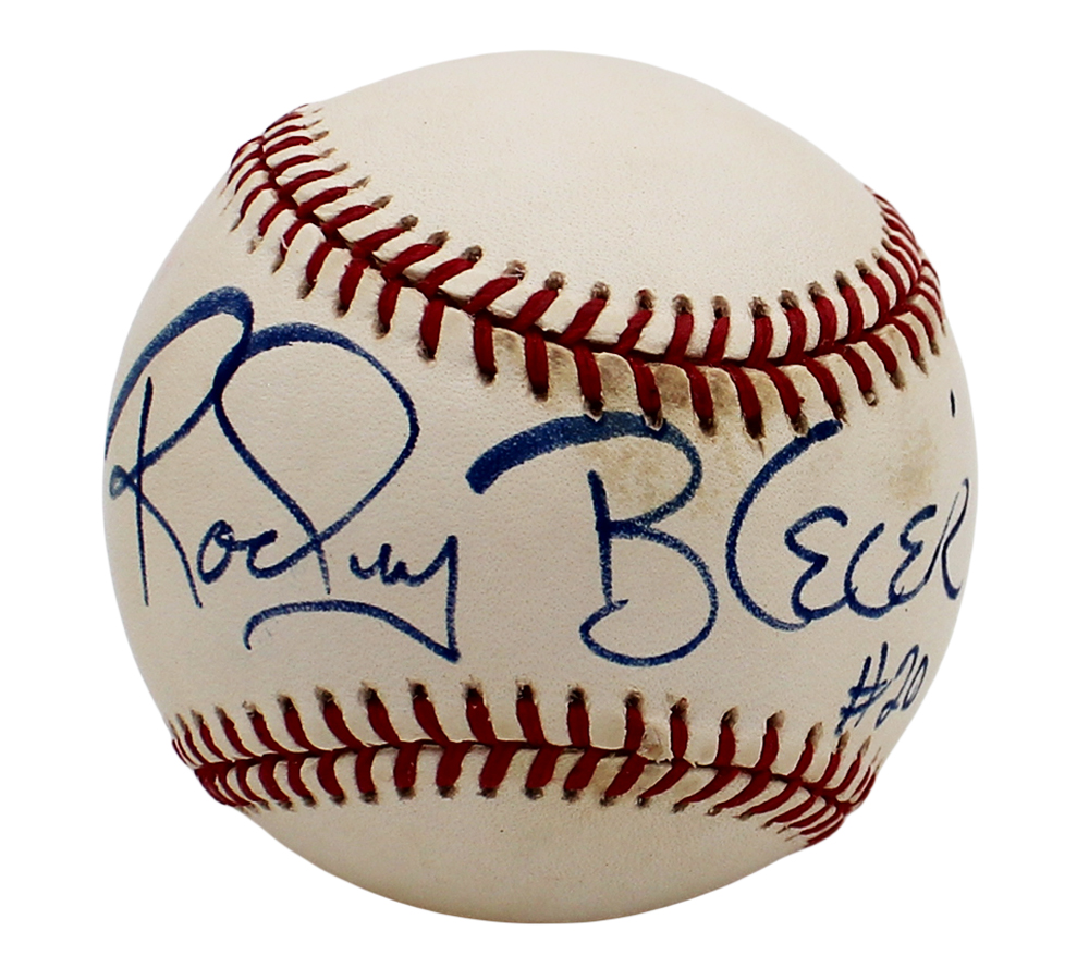 Rocky Bleier Signed Pittsburgh Steelers Rawlings Official Major League White Baseball