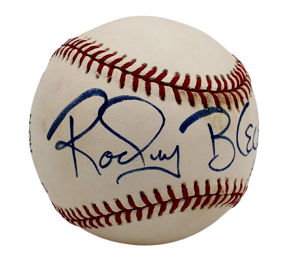 Rocky Bleier Signed Pittsburgh Steelers Rawlings Official Major League White Baseball - Image 2
