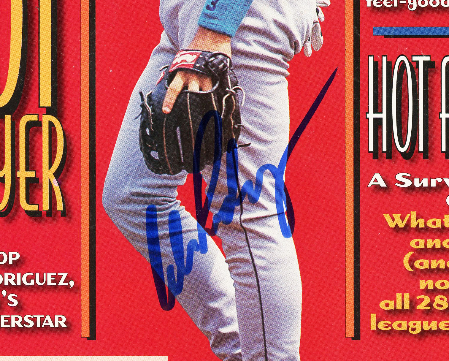 Alex Rodriguez Signed Seattle Mariners 1996 Sports Illustrated Magazine Cover - Image 2