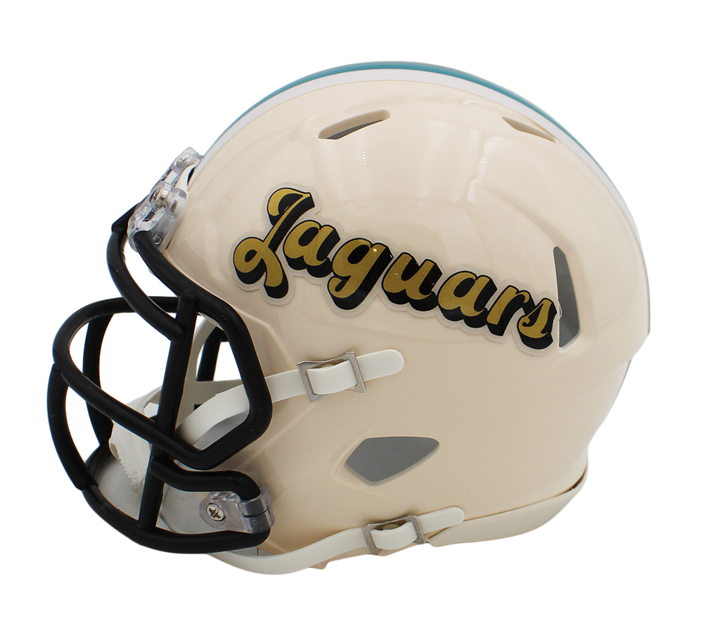 Maurice Jones-Drew Signed Jacksonville Jaguars Speed Retro NFL Mini Helmet - Image 3