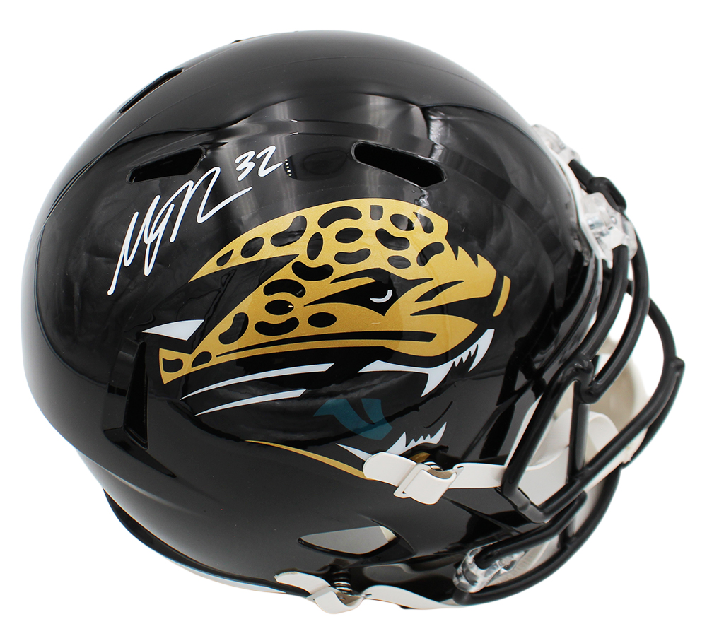 Maurice Jones-Drew Signed Jacksonville Jaguars Speed Full Size Throwback 1995-2012 NFL Helmet