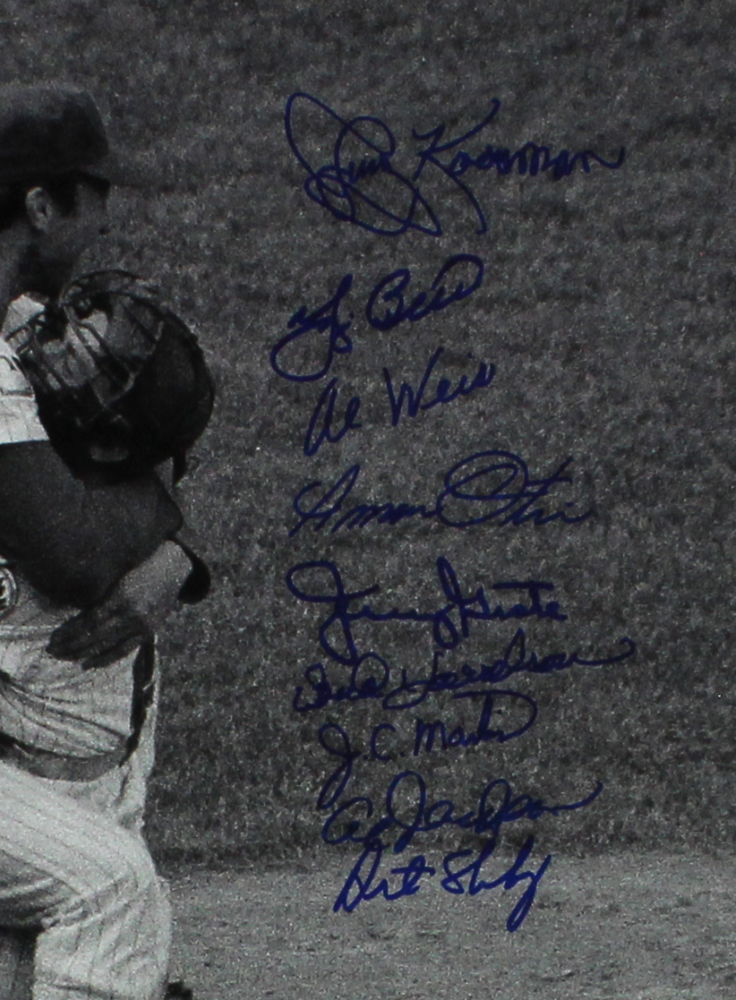 1969 Miracle Mets Multi-Signed Unframed 16x20 MLB World Series Photo 21 Signatures including Tom Seaver, Yogi Berra - Image 2