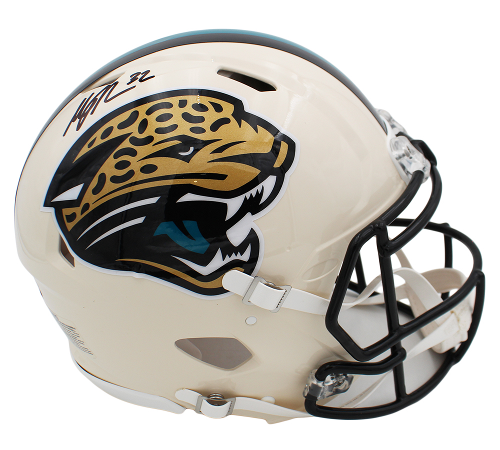 Maurice Jones-Drew Signed Jacksonville Jaguars Speed Authentic Retro NFL Helmet - Image 3