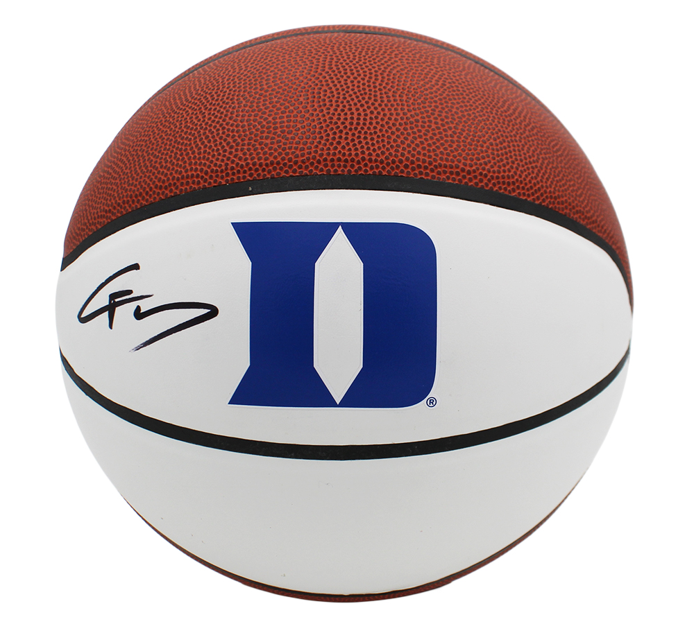 Cooper Flagg Signed Dallas Mavericks Logo White Panel NBA Basketball - Image 2