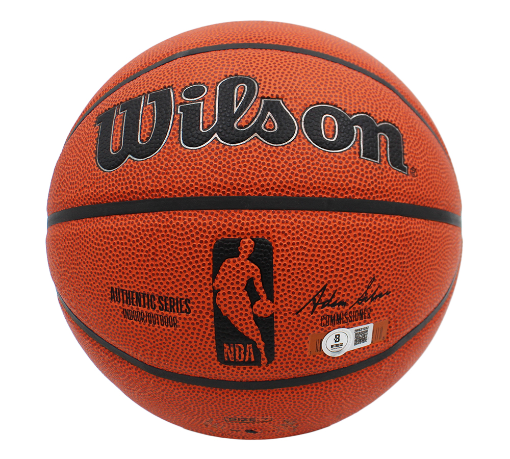 Magic Johnson Signed Los Angeles Lakers Wilson Indoor/Outdoor NBA Basketball - Image 2