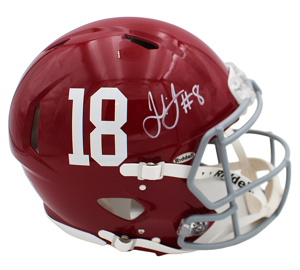 Julio Jones Signed Alabama Crimson Tide Speed Authentic #18 NCAA Helmet