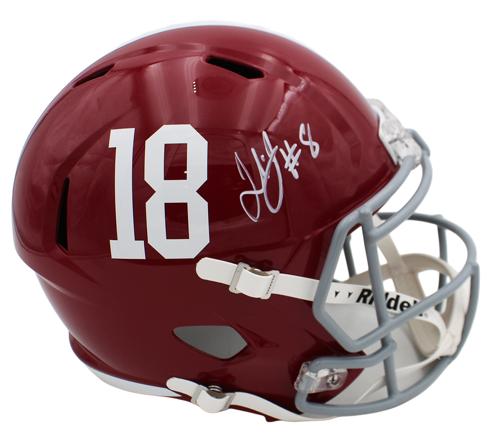 Julio Jones Signed Alabama Crimson Tide Speed Full Size #18 NCAA Helmet