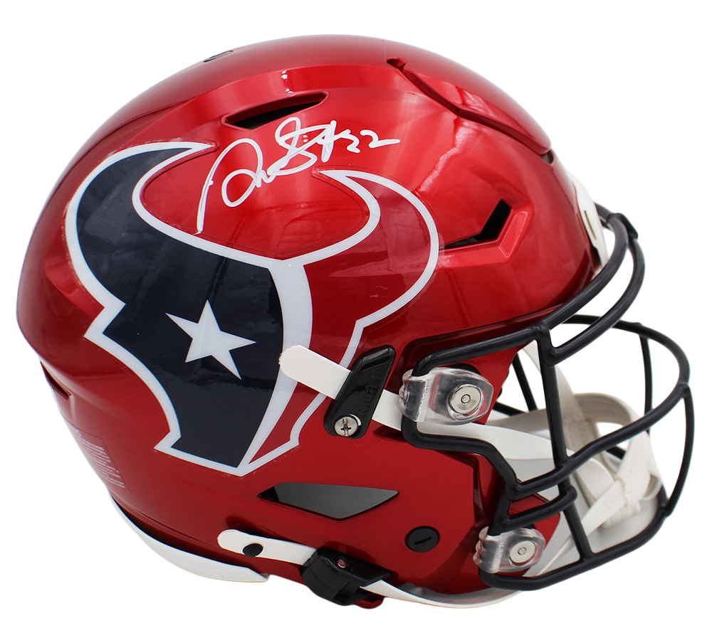 David Montgomery Signed Houston Texans Speed Flex Authentic Alternate 2022 NFL Helmet - Image 2