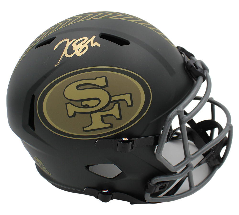 Kaelon Black Signed San Francisco 49ers Speed Salute to Service 4 Full Size NFL Helmet