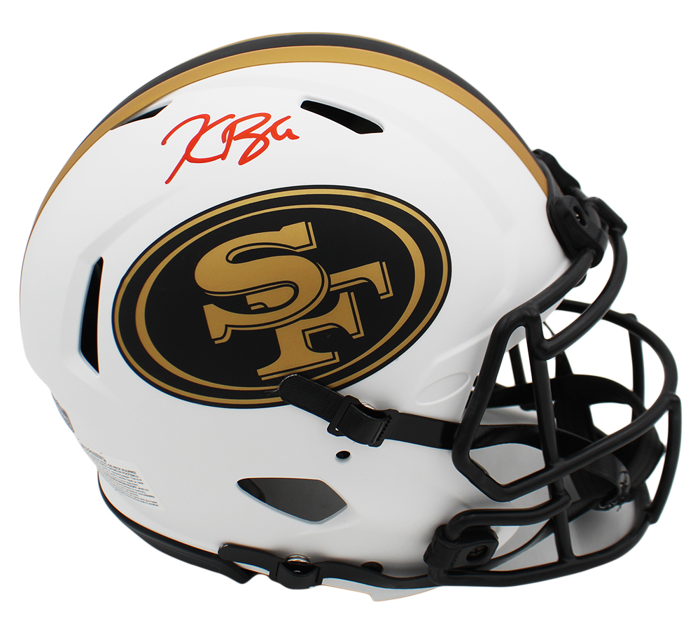 Kaelon Black Signed San Francisco 49ers Speed Lunar Authentic NFL Helmet