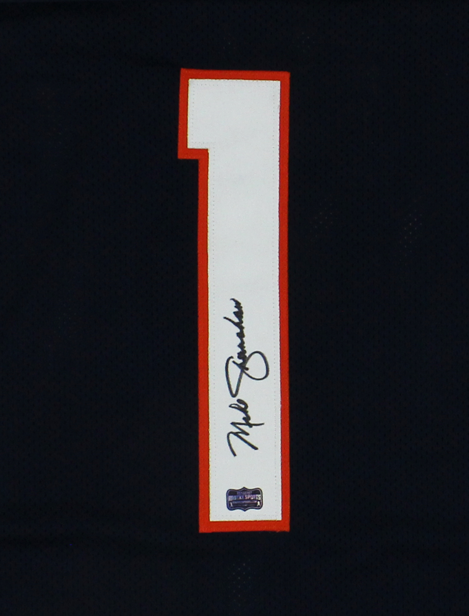 Mike Shanahan Signed Denver Custom Blue Jersey - Image 2