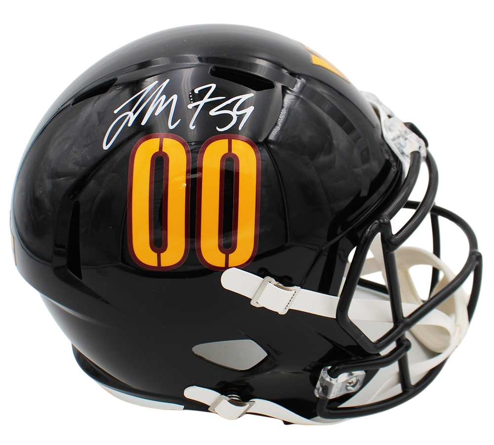 London Fletcher Signed Washingon Commanders Speed Full Size Alternate 2022 NFL Helmet