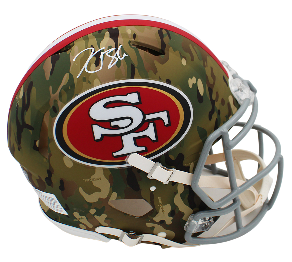 Kaelon Black Signed San Francisco 49ers Speed Camo Authentic NFL Helmet