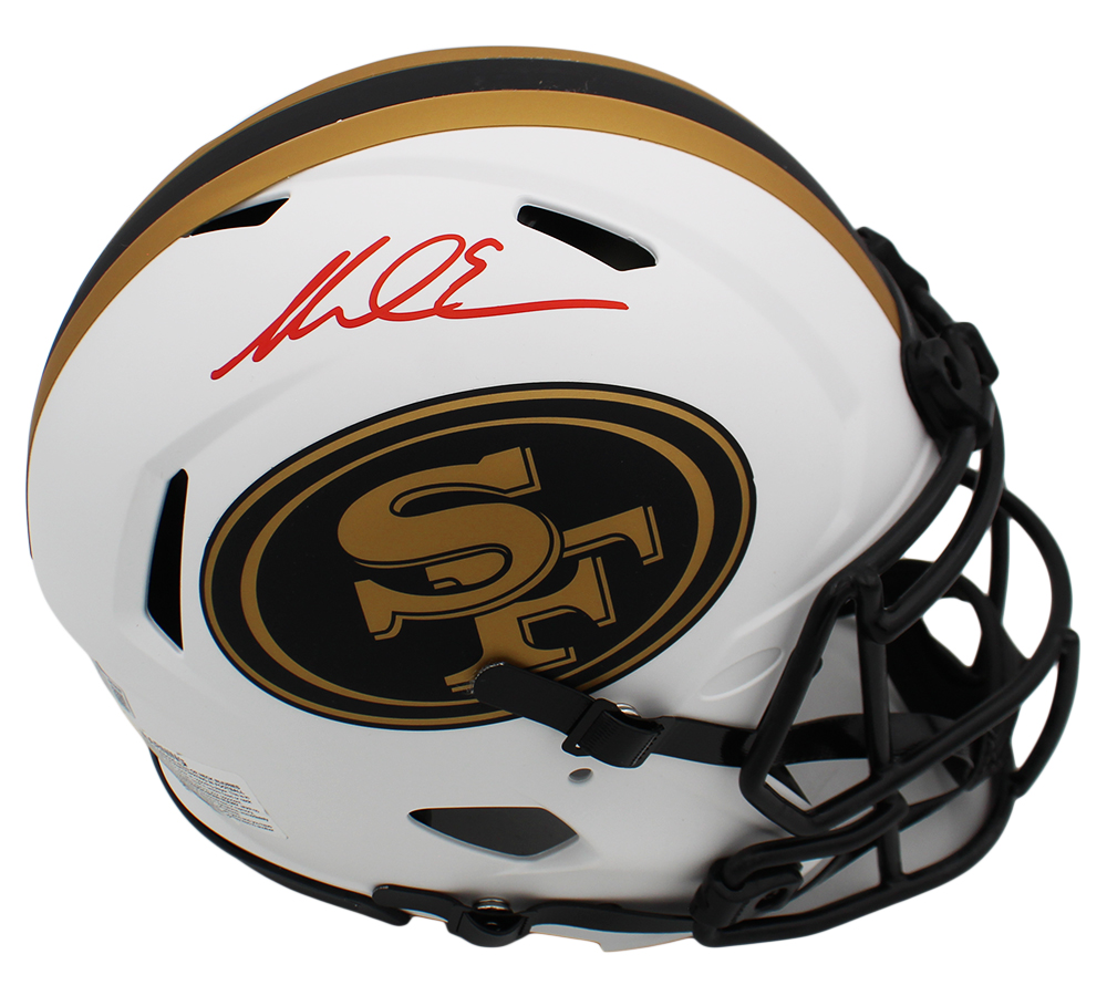 Mike Evans Signed San Francisco 49ers Speed Authentic Lunar NFL Helmet