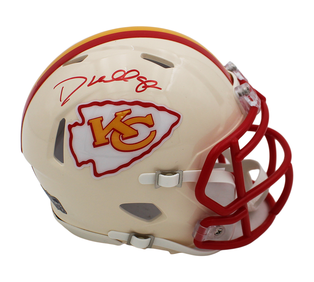 Dante Hall Signed Kansas City Chiefs Speed Retro NFL Mini Helmet - Image 2
